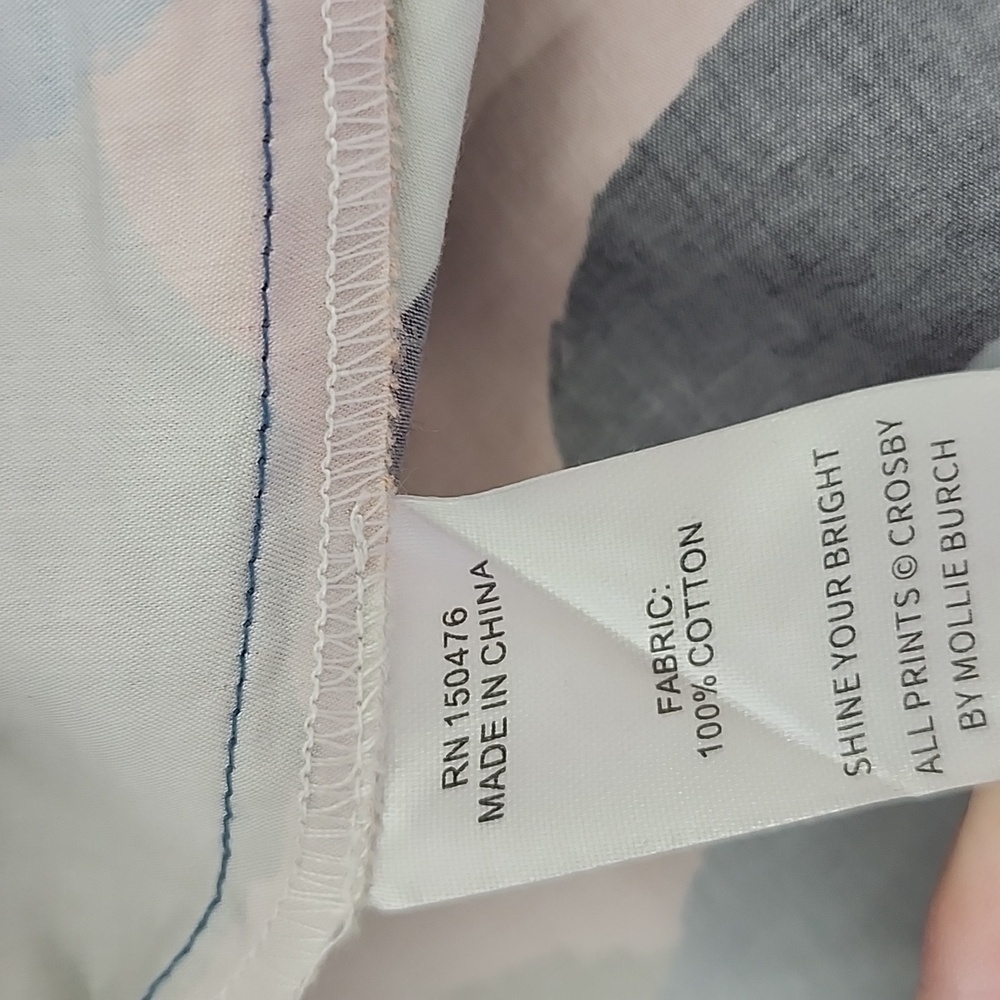 NWOT CROSBY by Mollie Burch Multicolor Patterned Shirt - Picture 12 of 15